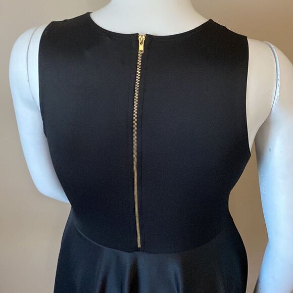 NWT Asymmetrical/Peplum Bodycon Midi Dress -Black - Picture 9 of 10